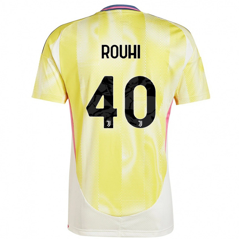Danxen Niño Camiseta Jonas Rouhi #40 Amarillo Solar 2ª Equipación 2024/25 La Camisa México