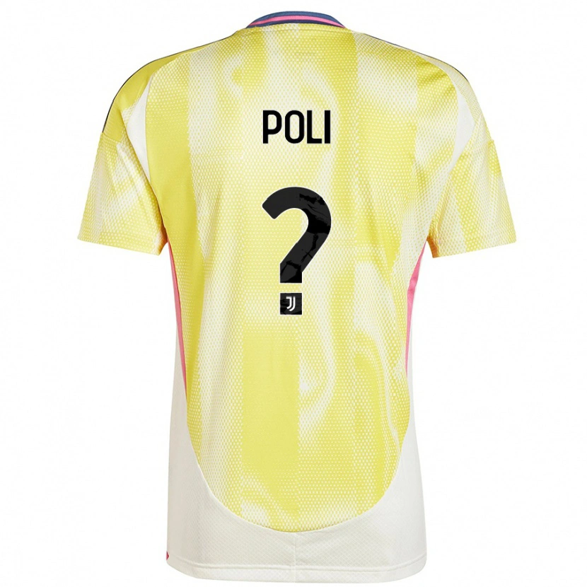 Danxen Niño Camiseta Fabrizio Poli #0 Amarillo Solar 2ª Equipación 2024/25 La Camisa México