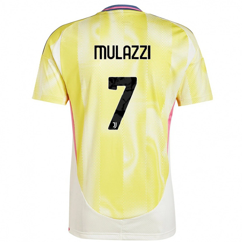 Danxen Niño Camiseta Gabriele Mulazzi #7 Amarillo Solar 2ª Equipación 2024/25 La Camisa México