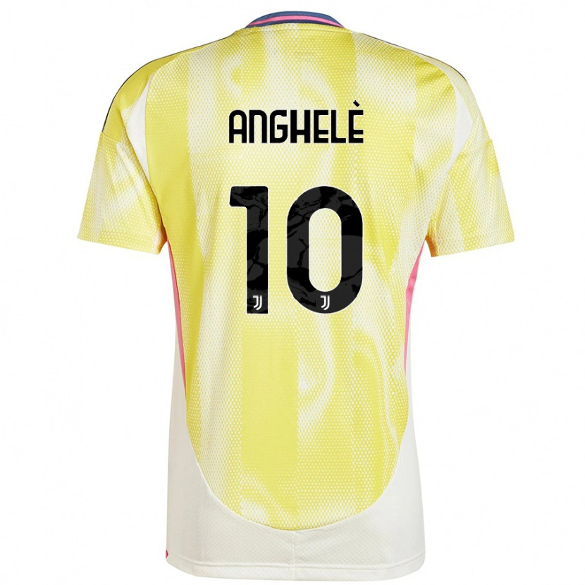 Danxen Niño Camiseta Lorenzo Anghelè #10 Amarillo Solar 2ª Equipación 2024/25 La Camisa México