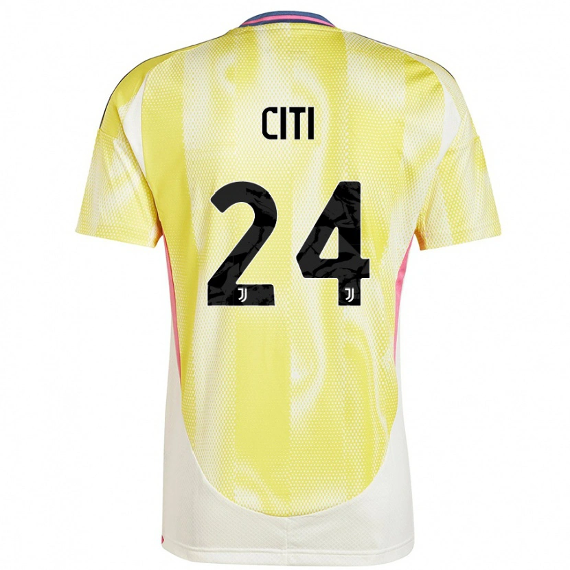 Danxen Niño Camiseta Alessandro Citi #24 Amarillo Solar 2ª Equipación 2024/25 La Camisa México
