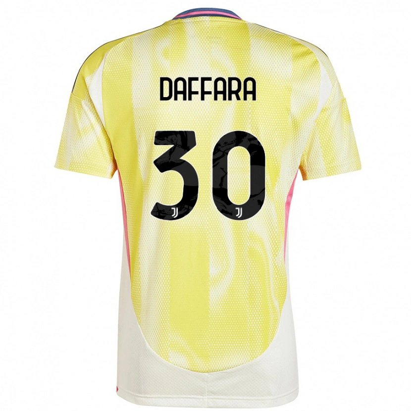 Danxen Niño Camiseta Giovanni Daffara #30 Amarillo Solar 2ª Equipación 2024/25 La Camisa México
