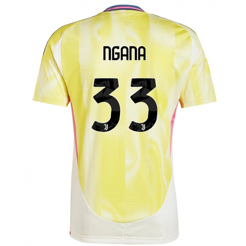 Danxen Niño Camiseta Valdes Ngana #33 Amarillo Solar 2ª Equipación 2024/25 La Camisa México