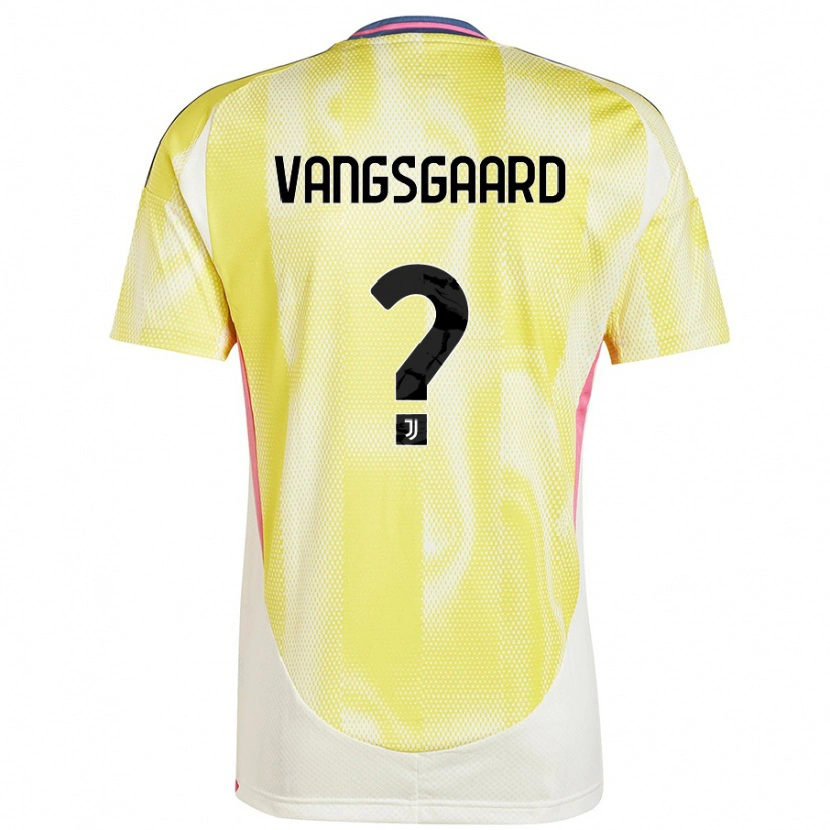 Danxen Niño Camiseta Amalie Vangsgaard #0 Amarillo Solar 2ª Equipación 2024/25 La Camisa México