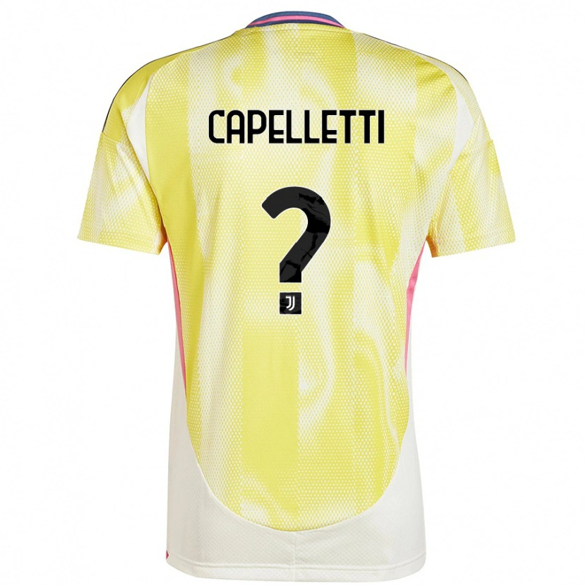 Danxen Niño Camiseta Alessia Capelletti #0 Amarillo Solar 2ª Equipación 2024/25 La Camisa México