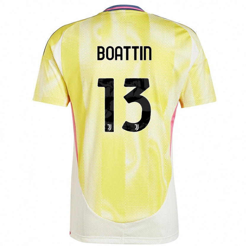 Danxen Niño Camiseta Lisa Boattin #13 Amarillo Solar 2ª Equipación 2024/25 La Camisa México