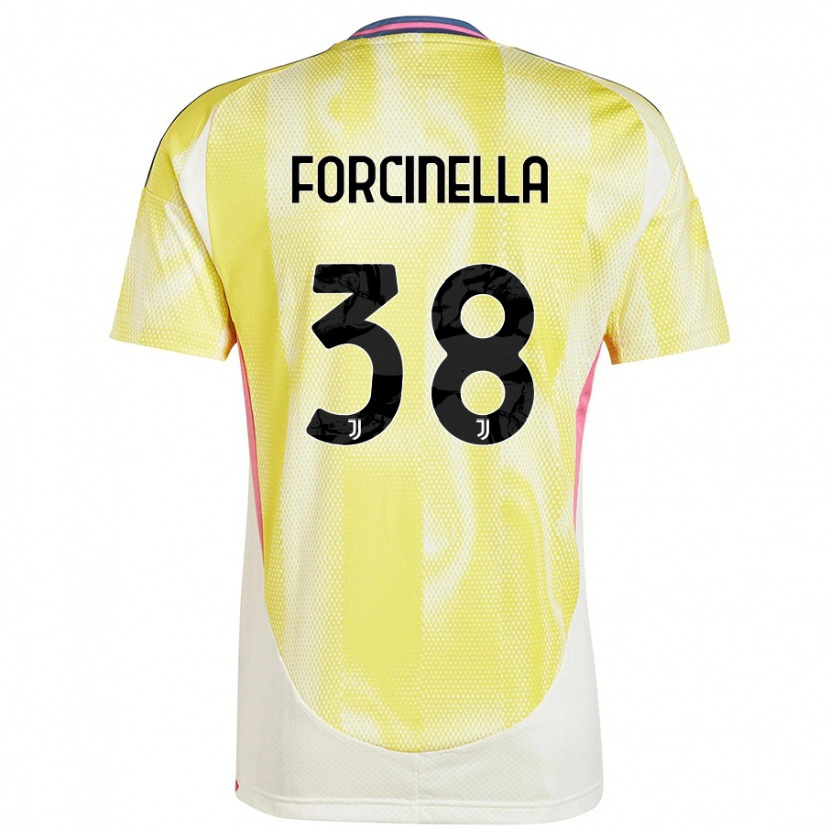 Danxen Niño Camiseta Camilla Forcinella #38 Amarillo Solar 2ª Equipación 2024/25 La Camisa México