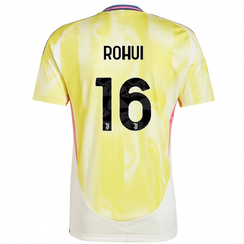Danxen Niño Camiseta Jonas Rohui #16 Amarillo Solar 2ª Equipación 2024/25 La Camisa México