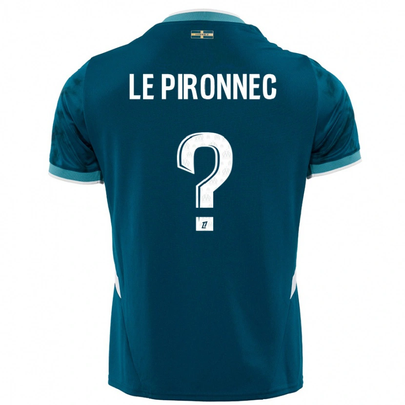 Danxen Niño Camiseta Kélian Le Pironnec #0 Azul Turquesa 2ª Equipación 2024/25 La Camisa México
