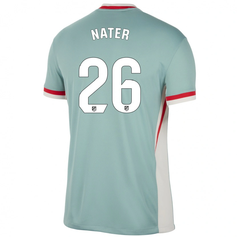 Danxen Niño Camiseta Silvano Nater #26 Beige Claro Azul 2ª Equipación 2024/25 La Camisa México