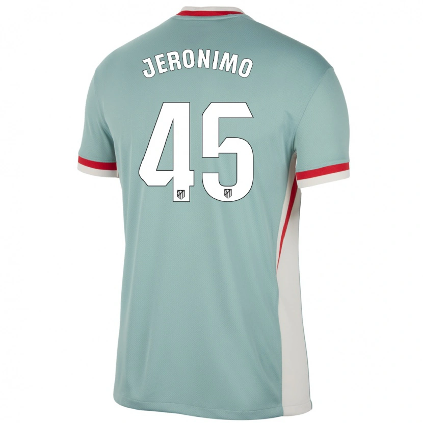Danxen Niño Camiseta Isaiah Jeronimo #45 Beige Claro Azul 2ª Equipación 2024/25 La Camisa México