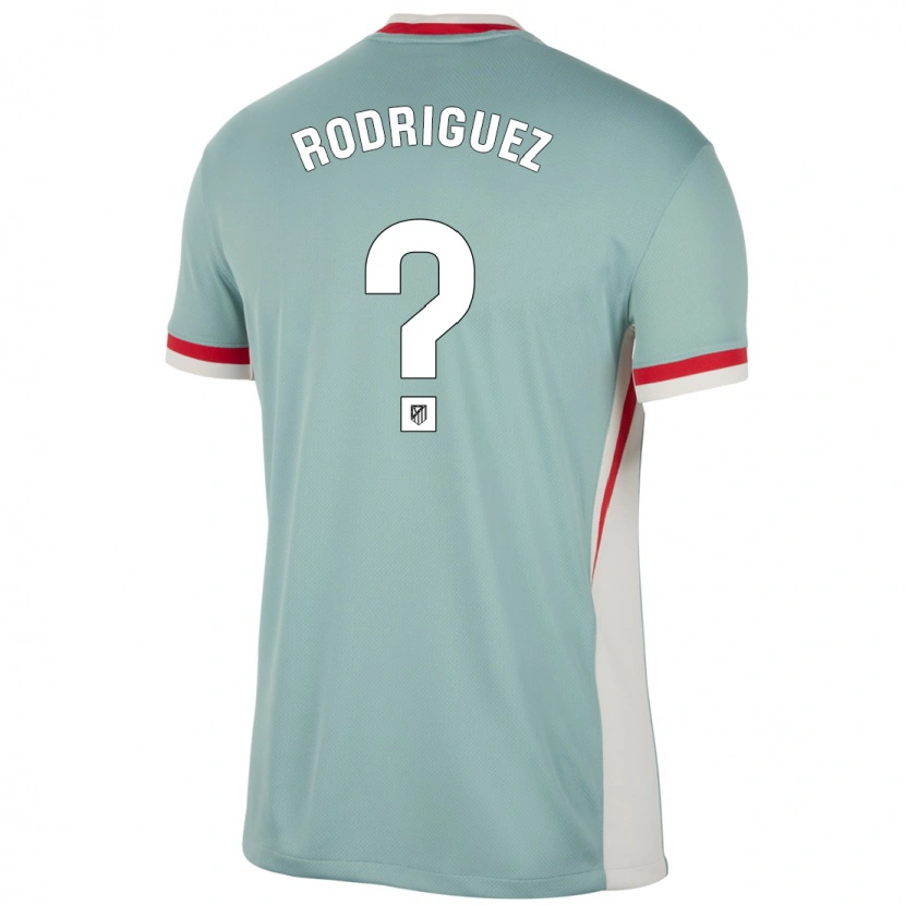 Danxen Niño Camiseta Adrian Rodriguez #0 Beige Claro Azul 2ª Equipación 2024/25 La Camisa México