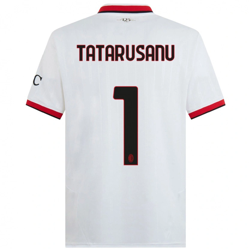 Danxen Niño Camiseta Ciprian Tatarusanu #1 Blanco Negro Rojo 2ª Equipación 2024/25 La Camisa México