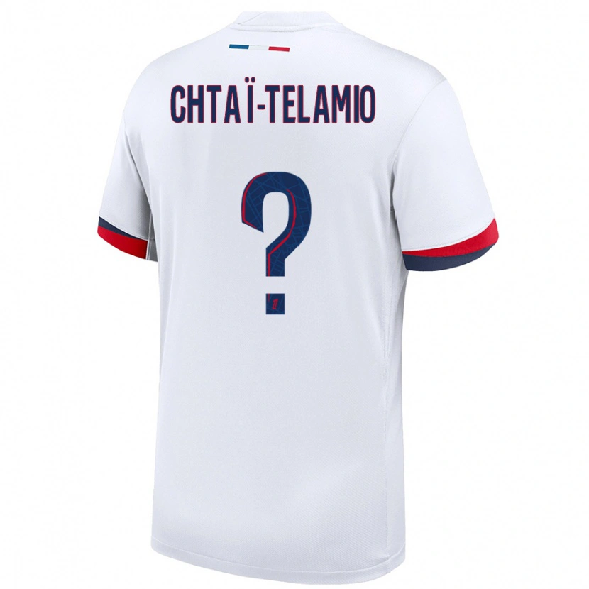 Danxen Niño Camiseta Zayon Chtaï-Telamio #0 Blanco Azul Rojo 2ª Equipación 2024/25 La Camisa México