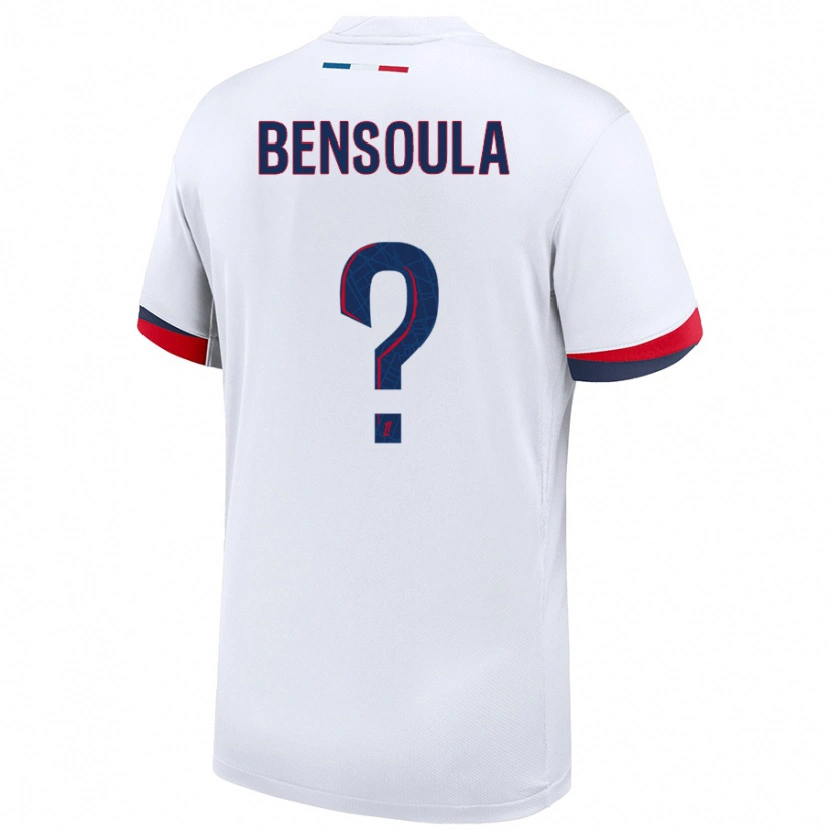 Danxen Niño Camiseta Kamil Bensoula #0 Blanco Azul Rojo 2ª Equipación 2024/25 La Camisa México