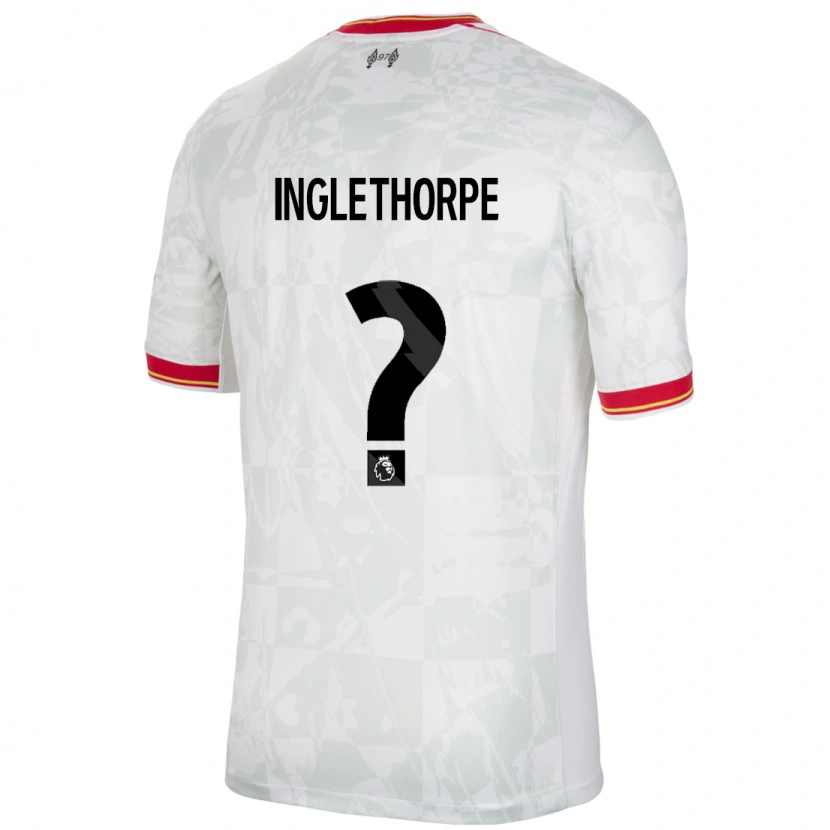 Danxen Niño Camiseta Finn Inglethorpe #0 Blanco Rojo Negro Equipación Tercera 2024/25 La Camisa México