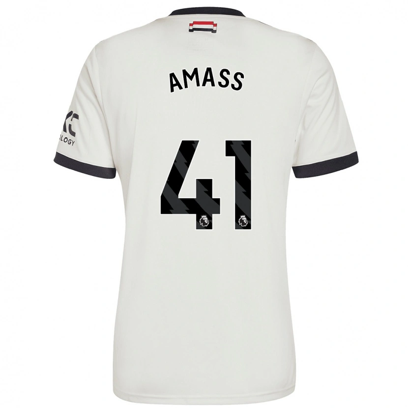 Danxen Niño Camiseta Harry Amass #41 Blanquecino Equipación Tercera 2024/25 La Camisa México