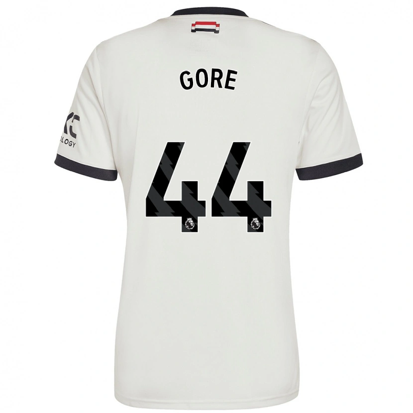 Danxen Niño Camiseta Daniel Gore #44 Blanquecino Equipación Tercera 2024/25 La Camisa México