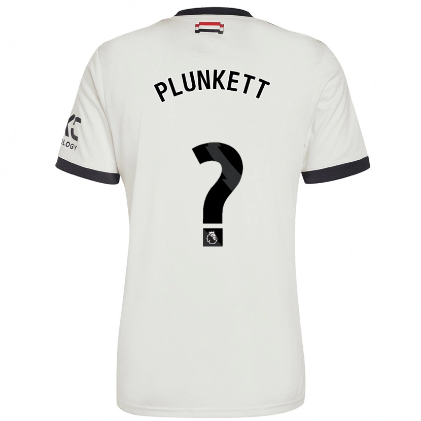 Danxen Niño Camiseta Dante Plunkett #0 Blanquecino Equipación Tercera 2024/25 La Camisa México