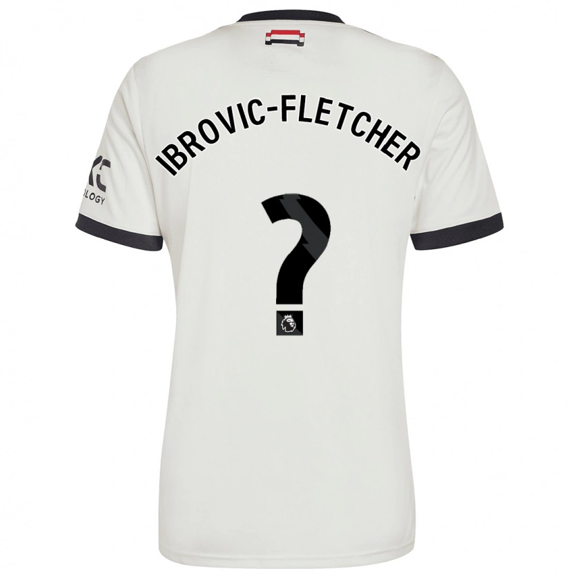 Danxen Niño Camiseta Edward Ibrovic-Fletcher #0 Blanquecino Equipación Tercera 2024/25 La Camisa México