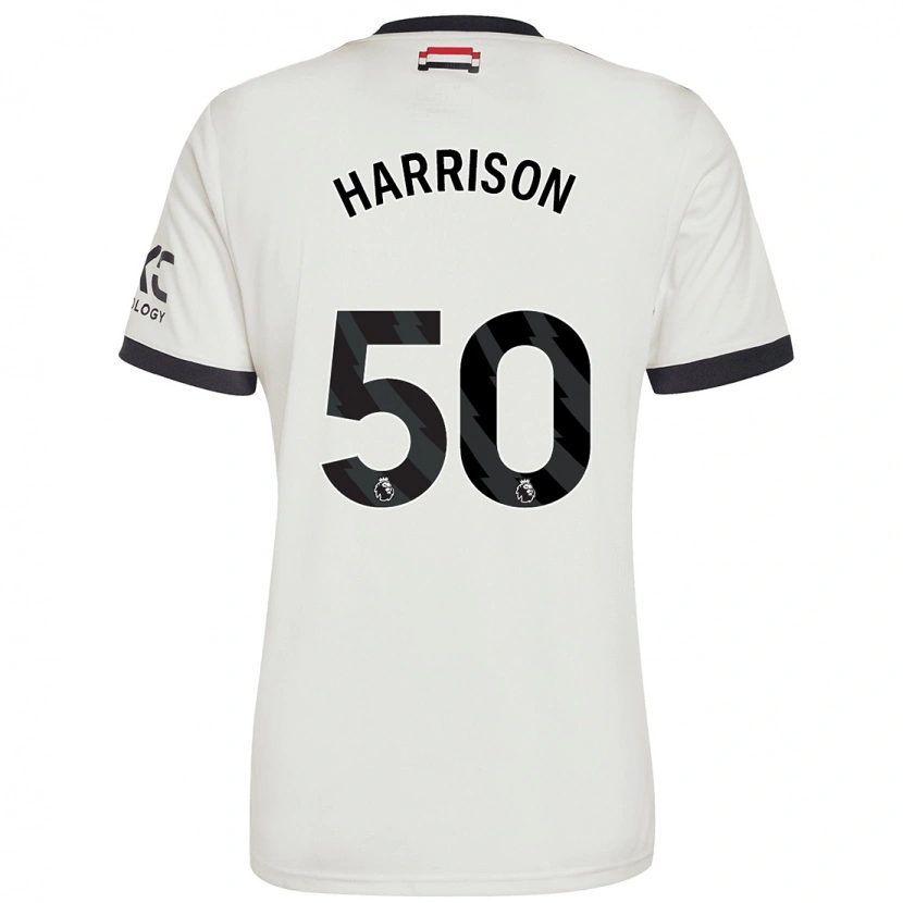Danxen Niño Camiseta Elyh Harrison #50 Blanquecino Equipación Tercera 2024/25 La Camisa México