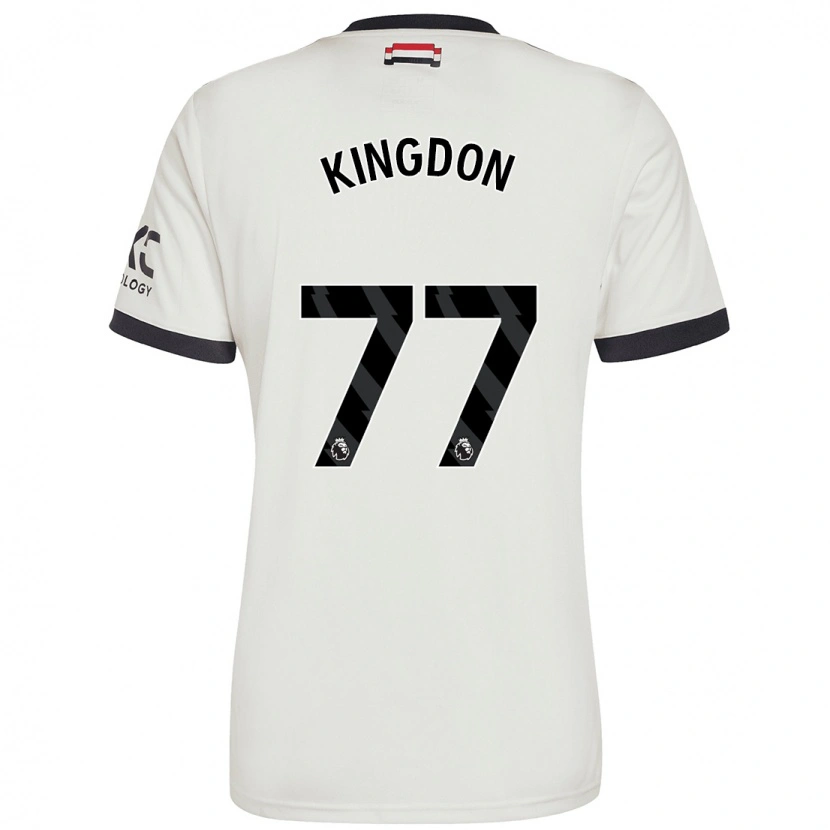 Danxen Niño Camiseta Jack Kingdon #77 Blanquecino Equipación Tercera 2024/25 La Camisa México
