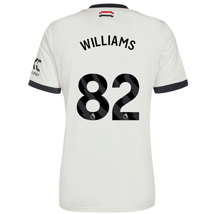 Danxen Niño Camiseta Ethan Williams #82 Blanquecino Equipación Tercera 2024/25 La Camisa México