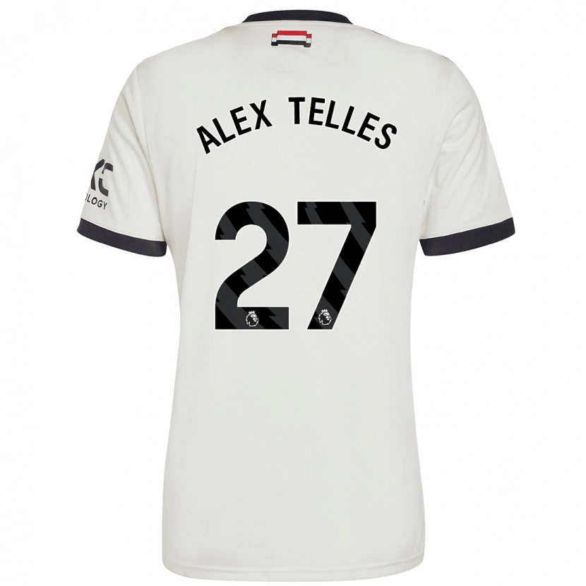 Danxen Niño Camiseta Alex Nicolao Telles #27 Blanquecino Equipación Tercera 2024/25 La Camisa México