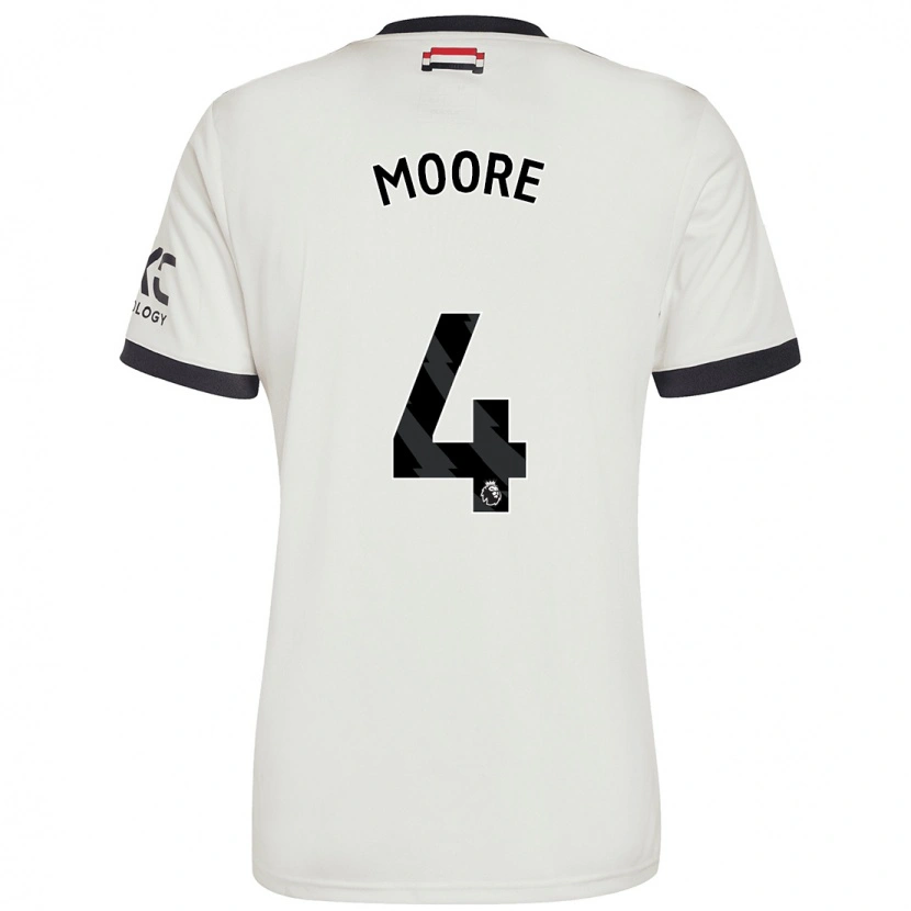 Danxen Niño Camiseta Jade Moore #4 Blanquecino Equipación Tercera 2024/25 La Camisa México