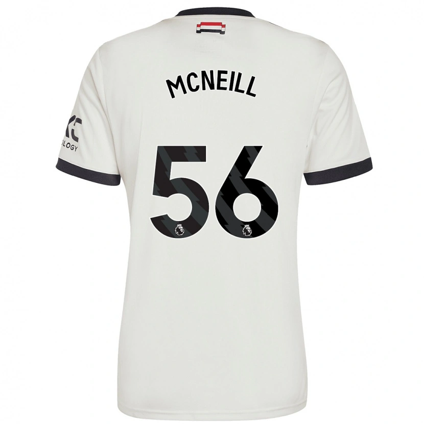 Danxen Niño Camiseta Charlie Mcneill #56 Blanquecino Equipación Tercera 2024/25 La Camisa México