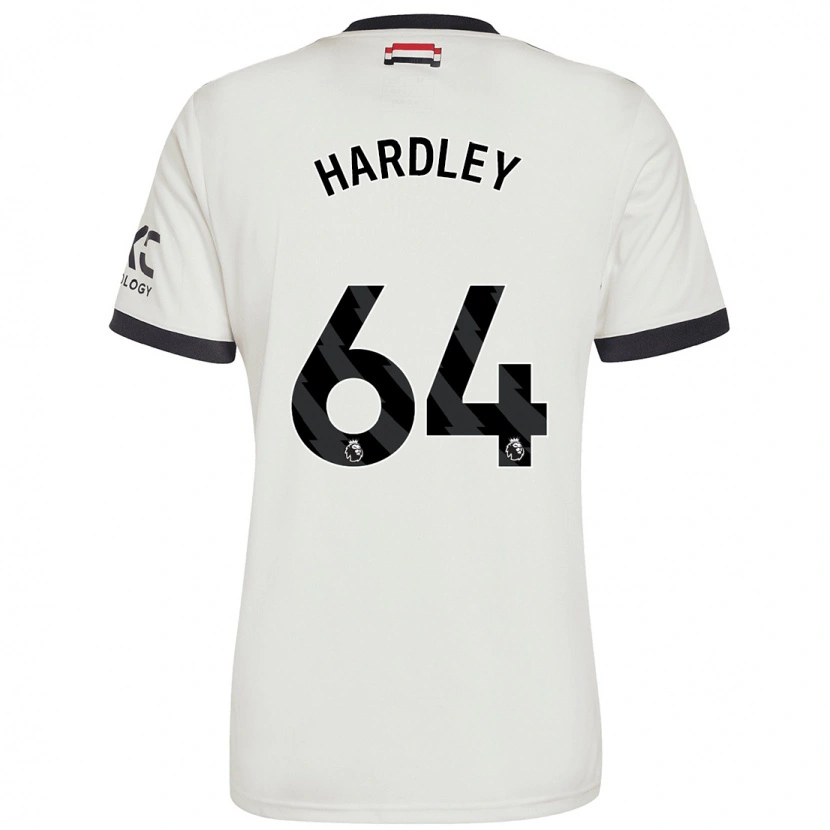 Danxen Niño Camiseta Bjorn Hardley #64 Blanquecino Equipación Tercera 2024/25 La Camisa México