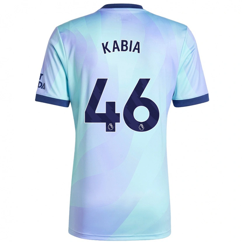 Danxen Niño Camiseta Ismeal Kabia #46 Agua Equipación Tercera 2024/25 La Camisa México