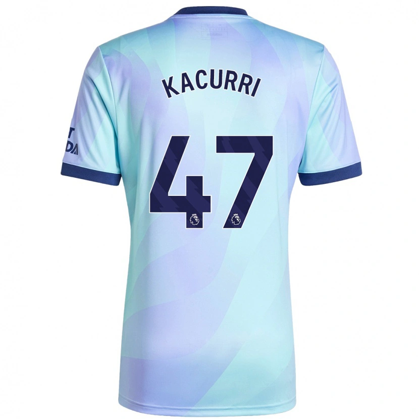 Danxen Niño Camiseta Maldini Kacurri #47 Agua Equipación Tercera 2024/25 La Camisa México