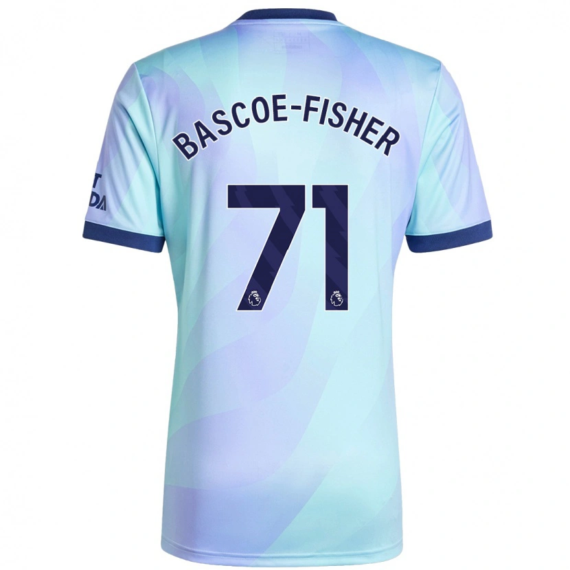 Danxen Niño Camiseta Jakai Bascoe-Fisher #71 Agua Equipación Tercera 2024/25 La Camisa México