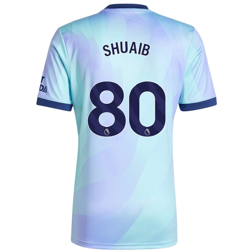 Danxen Niño Camiseta Zac Shuaib #80 Agua Equipación Tercera 2024/25 La Camisa México