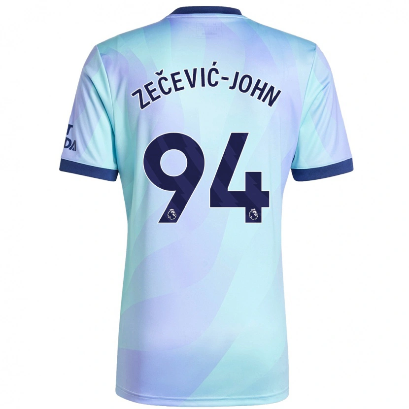 Danxen Niño Camiseta Louis Zečević-John #94 Agua Equipación Tercera 2024/25 La Camisa México