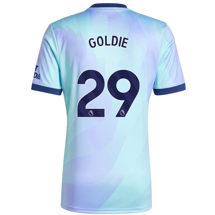 Danxen Niño Camiseta Teyah Goldie #29 Agua Equipación Tercera 2024/25 La Camisa México