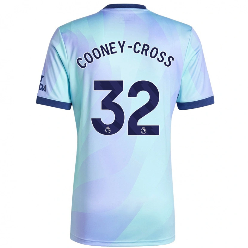 Danxen Niño Camiseta Kyra Cooney-Cross #32 Agua Equipación Tercera 2024/25 La Camisa México