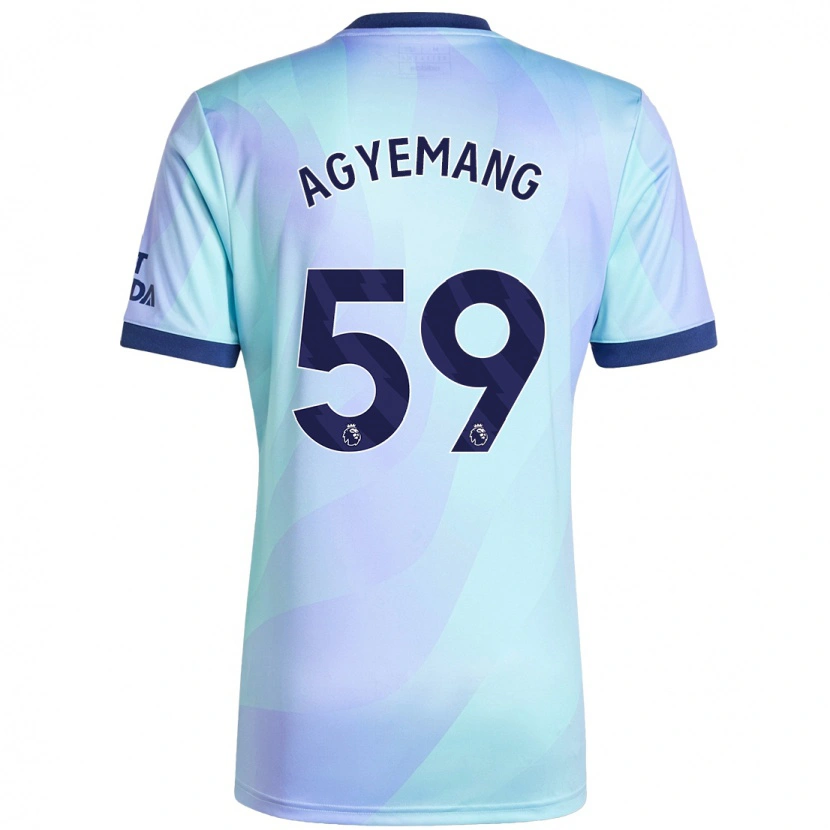 Danxen Niño Camiseta Michelle Agyemang #59 Agua Equipación Tercera 2024/25 La Camisa México