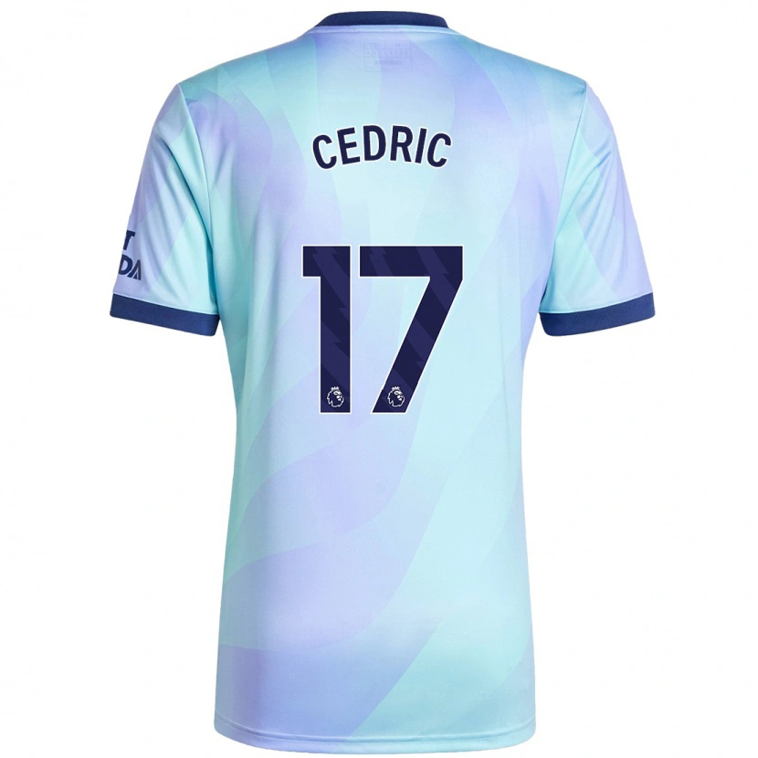 Danxen Niño Camiseta Cédric Soares #17 Agua Equipación Tercera 2024/25 La Camisa México