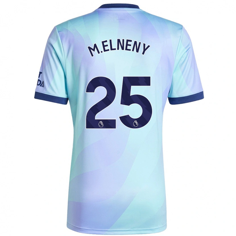 Danxen Niño Camiseta Mohamed Elneny #25 Agua Equipación Tercera 2024/25 La Camisa México