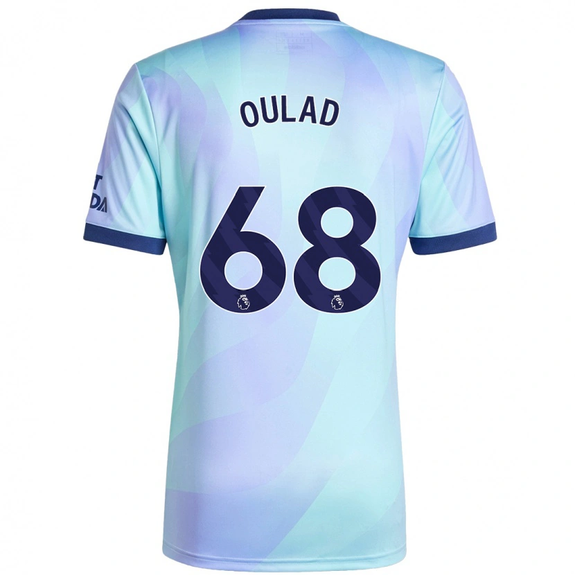 Danxen Niño Camiseta Salah-Eddine Oulad M'hand #68 Agua Equipación Tercera 2024/25 La Camisa México