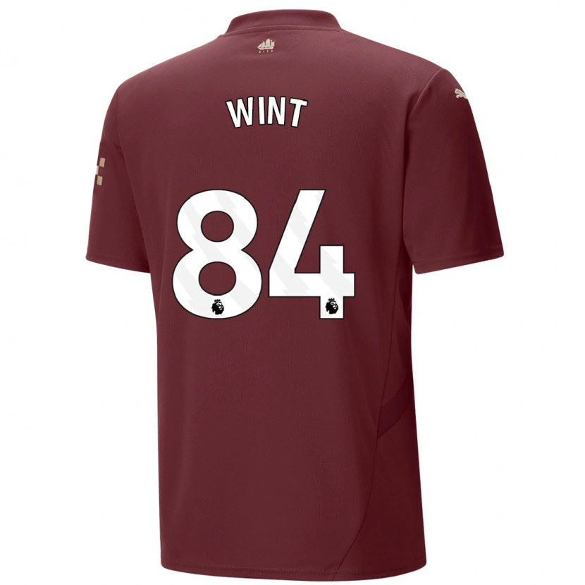 Danxen Niño Camiseta Jack Wint #84 Granate Equipación Tercera 2024/25 La Camisa México