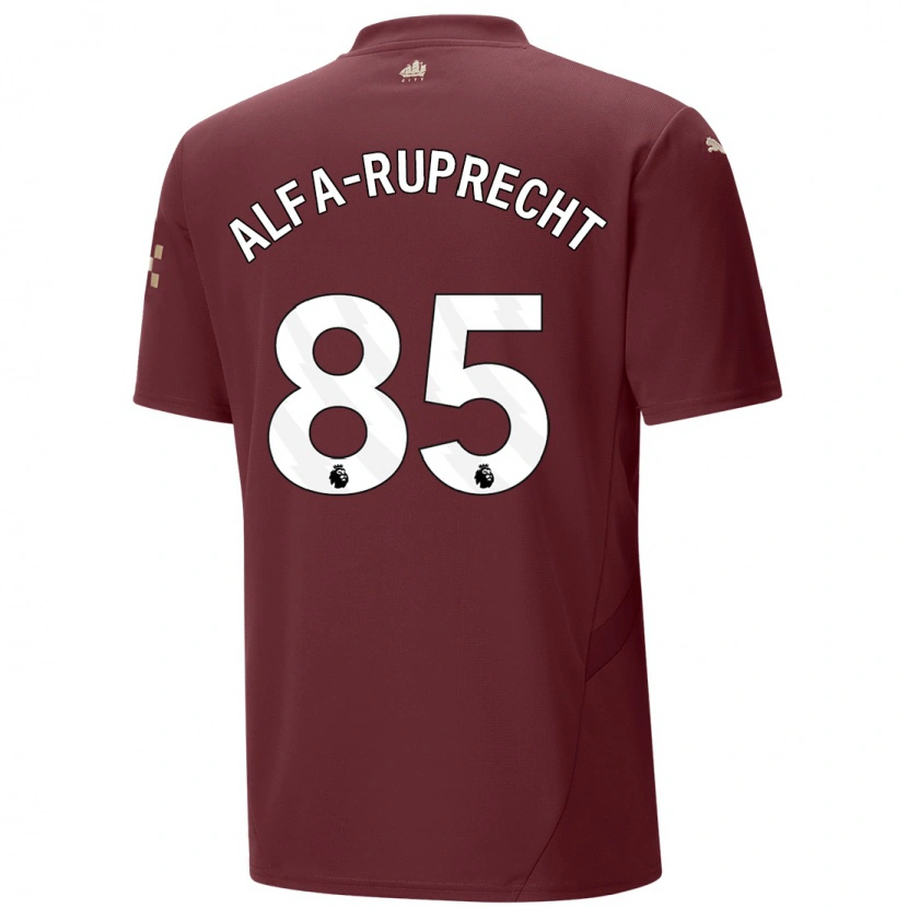 Danxen Niño Camiseta Farid Alfa-Ruprecht #85 Granate Equipación Tercera 2024/25 La Camisa México