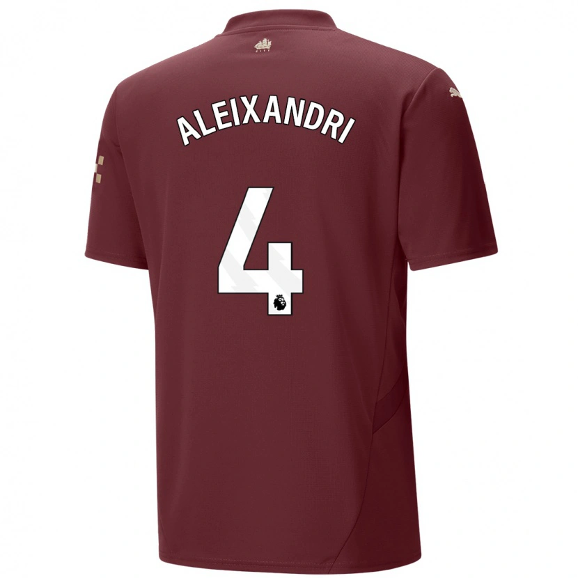 Danxen Niño Camiseta Laia Aleixandri #4 Granate Equipación Tercera 2024/25 La Camisa México