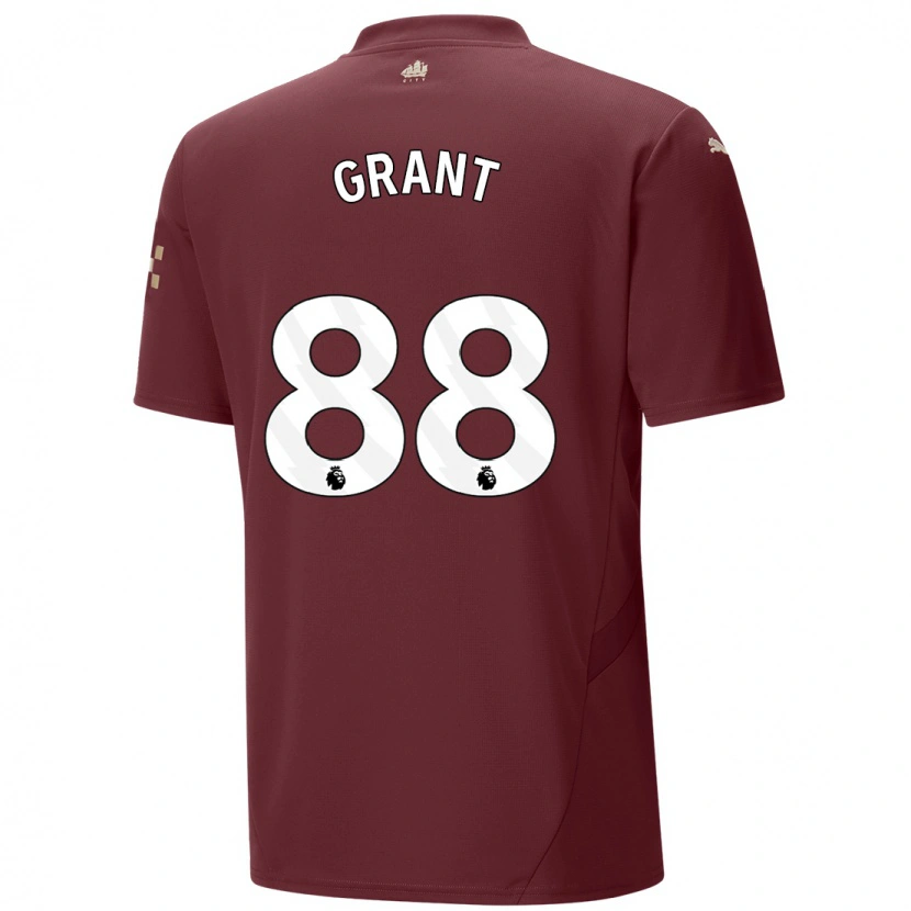 Danxen Niño Camiseta True Grant #88 Granate Equipación Tercera 2024/25 La Camisa México