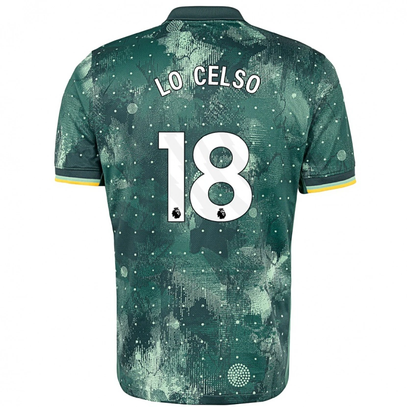 Danxen Niño Camiseta Giovani Lo Celso #20 Verde Menta Equipación Tercera 2024/25 La Camisa México