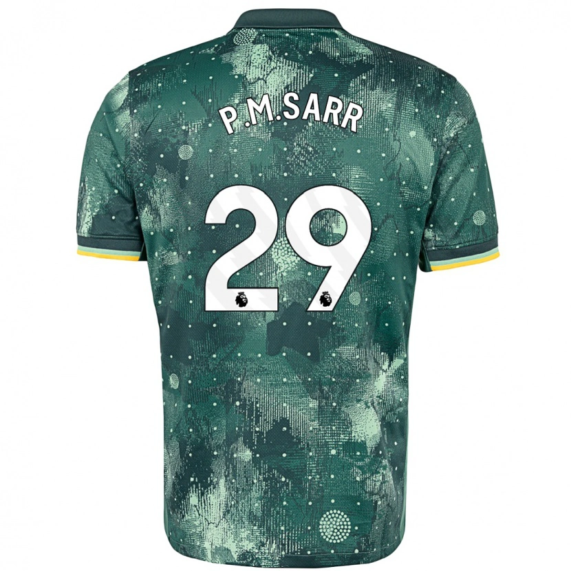 Danxen Niño Camiseta Pape Matar Sarr #29 Verde Menta Equipación Tercera 2024/25 La Camisa México