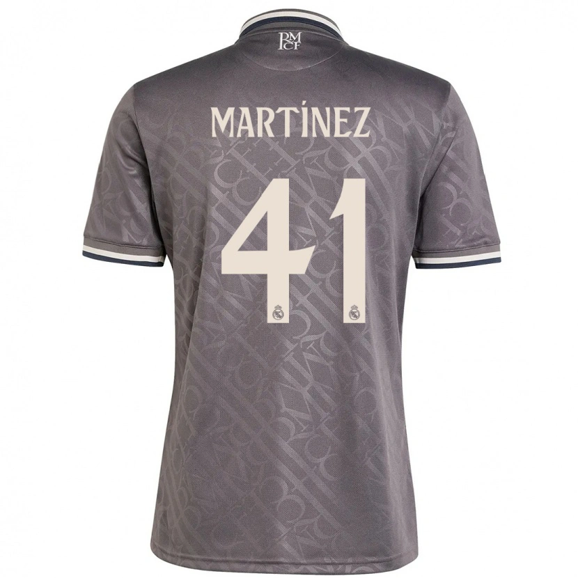Danxen Niño Camiseta Joan Martínez #41 Carbón Equipación Tercera 2024/25 La Camisa México