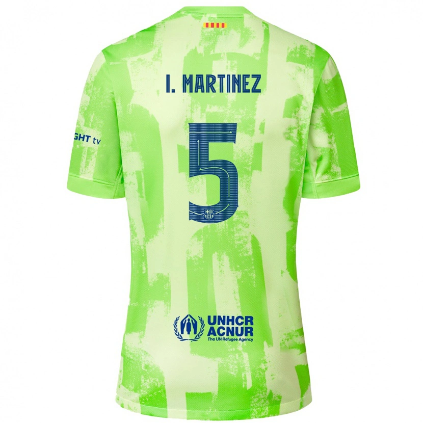Danxen Niño Camiseta Iñigo Martínez #5 Lima Equipación Tercera 2024/25 La Camisa México